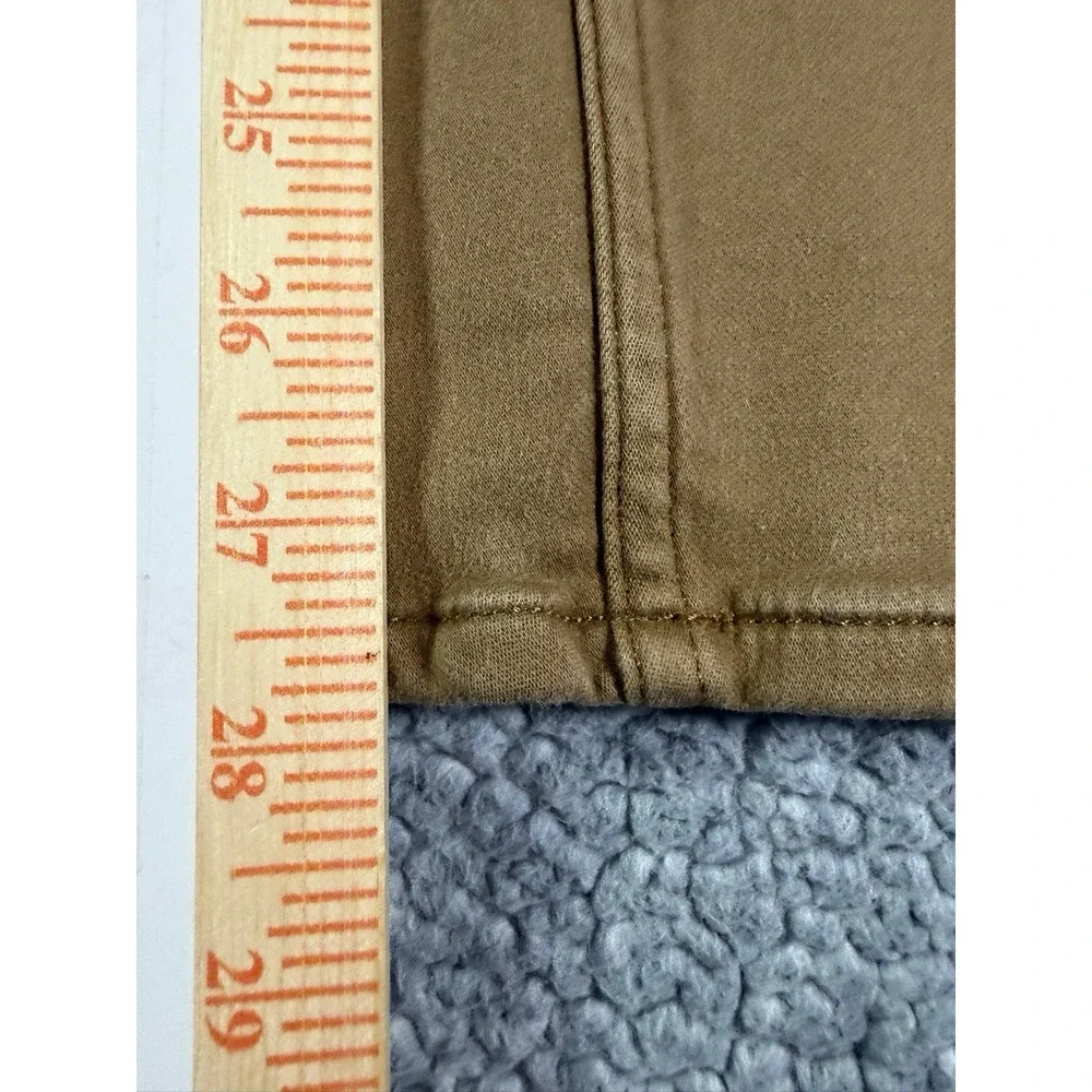 Banana Republic Mens 31x28 Khaki Brown Cotton Stretch Five Pocket Pants Chinos
